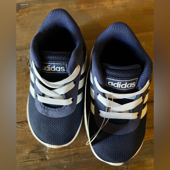 NWT Adidas Toddlers’ Lite Racer 2.0 Navy Blue Sneakers, Boys’ Size 4K US - Picture 3 of 7